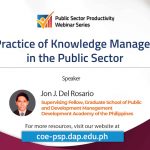 The Practice of Knowledge Management in the Public Sector