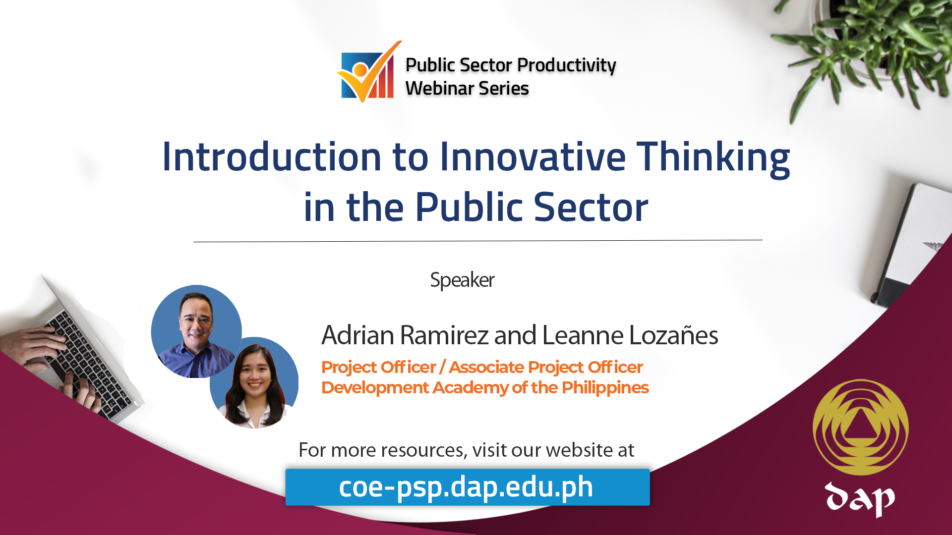 Introduction To Innovative Thinking In The Public Sector - DAP