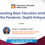 Innovating Basic Education amidst the Pandemic: DepEd Antique