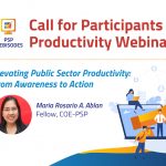 Productivity Webinar: Elevating Public Sector Productivity: From Awareness to Action