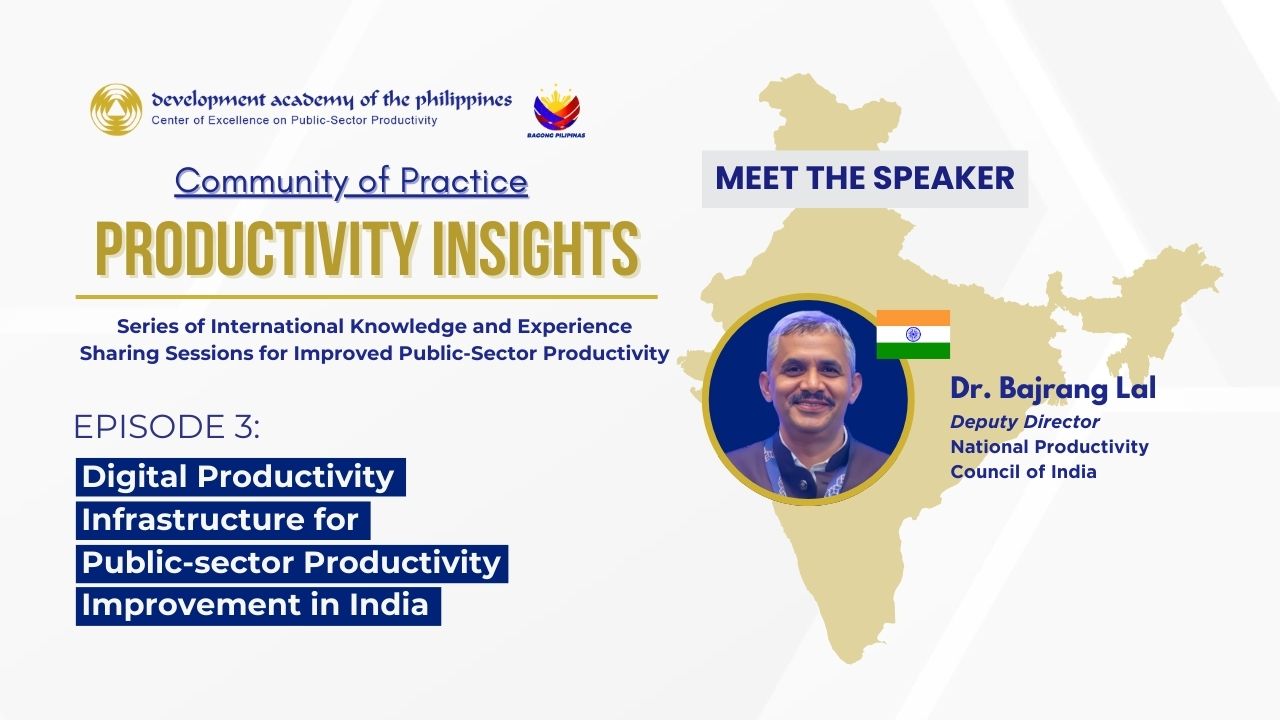 Episode 3: Digital Productivity Infrastructure for Public-sector Productivity Improvement in India